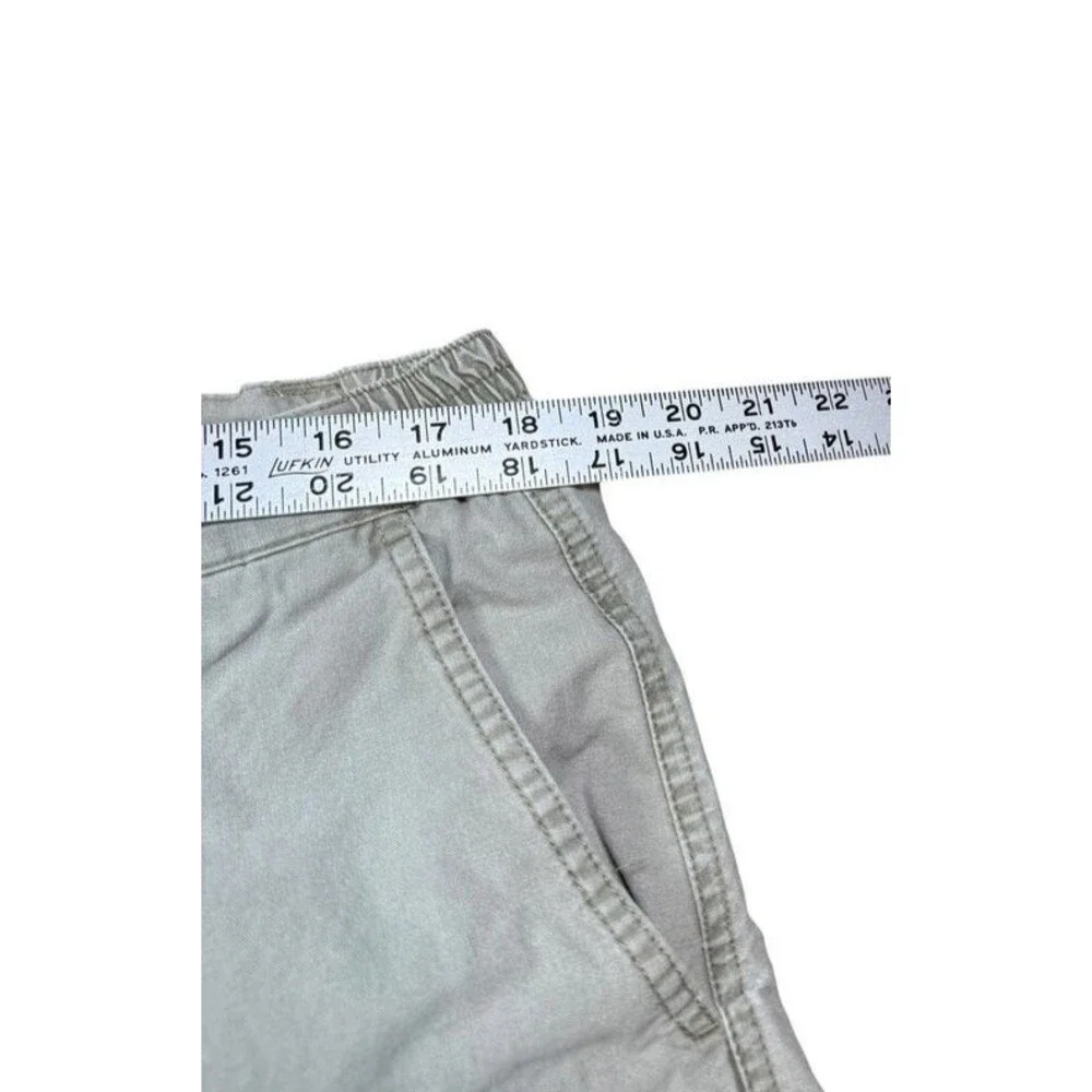 LL Bean Comfort Waist Cargo Shorts Mens Size 38 Cotton Utility Hiking Outdoor